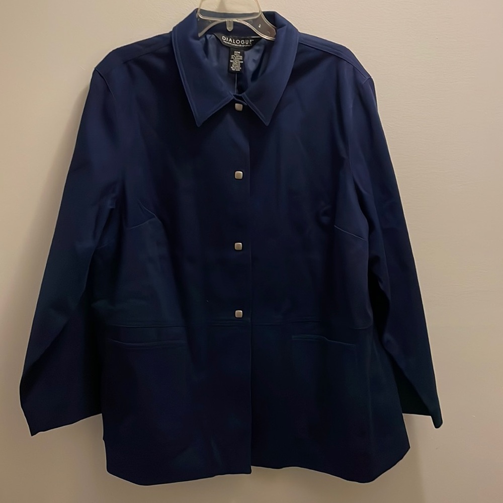Blazer with cute metal snap buttons